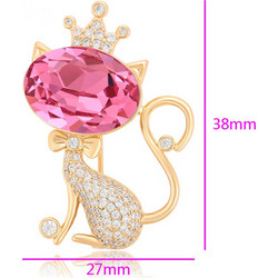 Brooch Royal Cat
