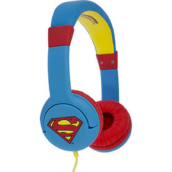 OTL Junior SuperMan Man Of Steel Ενσύρματα Παιδικά Ακουστικά On Ear Μπλε Κόκκινα