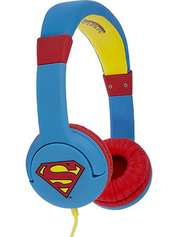 OTL Junior SuperMan Man Of Steel Ενσύρματα Παιδικά Ακουστικά On Ear Μπλε Κόκκινα