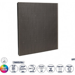 GLOBOSTAR FLOORWALL 41059 Module για Διαδραστική Οθόνη Πατώματος Video Wall 25x25cm 84x84px P2.97 LED 50W 3840Hz 7056 Dots 4500cd/m Nits DC 5V Εξωτερικού Χώρου IP65 Full Color S1/42 14Bits - Kinglight