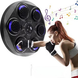 Επιτοίχια συσκευή προπόνησης πυγμαχίας Intelligent Boxing Machine - μαύρη