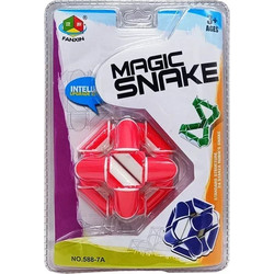 Κύβος Ταχύτητας Magic Snake 3+ 588-7A Λευκό-Kόκκινο