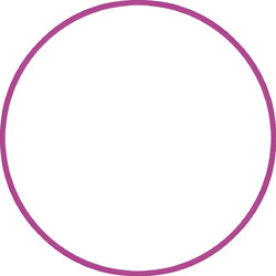 Χούλα Χουπ hq 80cm - Φ19mm - 330gr, Φούξια 98815