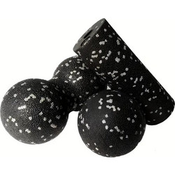 Σετ Foam Roller Κύλινδρος Ισορροπίας & Μπαλάκια Μασάζ (3 τμχ)