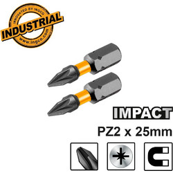 Κατσαβιδόμυτες Impact PZ2x25mm 2 τεμ