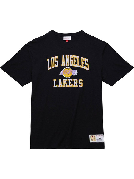 Mitchell & Ness Tee Vintage Logo LAL (TCRW6622-LALYYPPPBLCK)