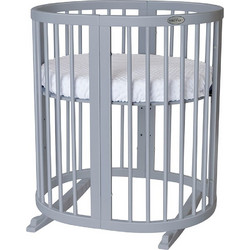 Ingvart Smart Bed 9 in 1 Oval Πολυμορφική Κούνια Γκρι