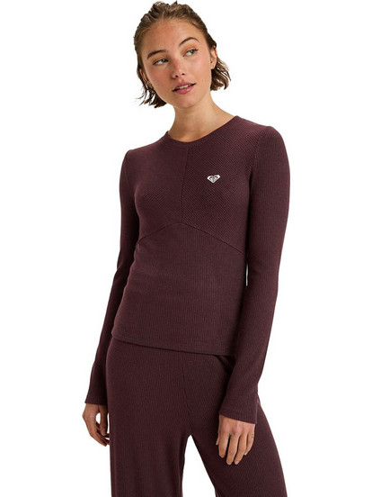 Roxy Γυναικεία μακρυμάνικη μπλούζα Rise & Vibe New Rib - Sport Long Sleeve Top RRF0