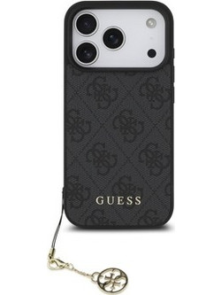 Original Case GUESS 4G Charms Collection MagSafe for Iphone 17 Pro Max black