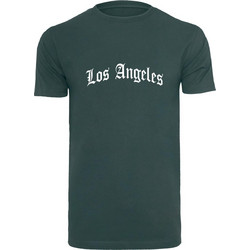 Los Angeles Wording Tee bottlegreen