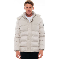 Biston Ανδρικό Μπουφάν Χειμωνιάτικο Puffer Λευκό 48-201-024