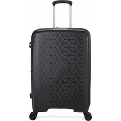 Verage 18106W-M Βαλίτσα Μεσαία 69x45x28cm με 4 Ρόδες Μαύρη