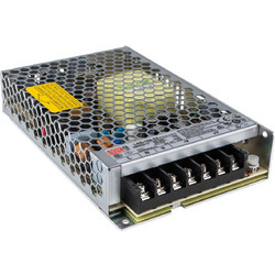 Mean Well Τροφοδοτικό LED Ισχύος Open Frame LRS-150-24 IP20 Ισχύς 150W με Τάση Εξόδου 24V 6.5A