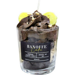 Keradiko Αρωματικό Κερί Σόγιας Banoffee Σε Ποτήρι Big φ8,5 x 8,9 cm 003771