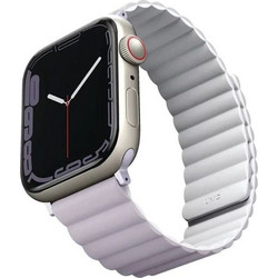 Uniq Revix Reversible Λουράκι Σιλικόνης Lilac / White (Apple Watch 42 / 44 / 45mm)