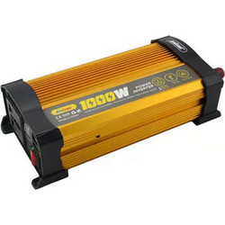 1000W Inverter Αυτοκινήτου Τροποποιημένου Ημιτόνου για Μετατροπή 12V DC σε 220V AC με 2xUSB Andowl - Χρυσό Q-KS1000