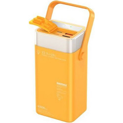 Remax RPP-596 Power Bank 40000mAh με 2 Θύρες USB-A & 2 Θύρες USB-C Orange