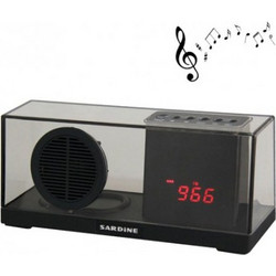 Sardine K370-18500 Ηχείο Bluetooth με Ραδιόφωνο Μαύρο