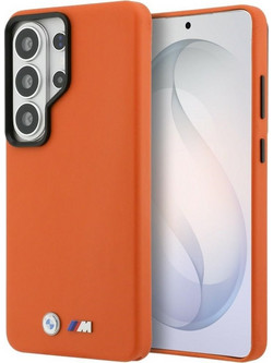 BMW M Metal Logo MagSafe Case Orange (Samsung Galaxy S26 Ultra)