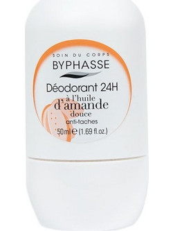Byphasse Sweet Almond Oil Αποσμητικό Roll On 24h 50ml