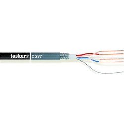 TASKER C287 Quad microphone or DMX cable 2x2x0.22 LOW CAPACITY NOISELESS - TASKER