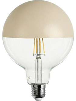 Creative Cables Λαμπτήρας LED Maria G125 4,8W 806Lm Filament E27 2700K Ρυθμιζόμενης έντασης - Μπεζ - Creative Cables - FL-LEDGMPAN