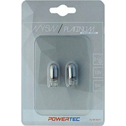 M-tech W5W T10 Powertec Platinum 12V 5W 2τμχ