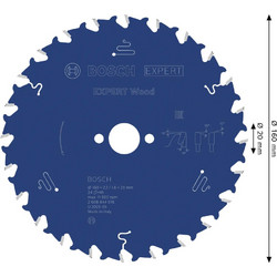 BOSCH ΠΡΙΟΝΟΔΙΣΚΟΣ ΔΙΣΚΟΠΡΙΟΝΟΥ ΚΟΠΗΣ ΞΥΛΟΥ EXPERT WOOD 160 x 2,2/1,6 x 20 mm, T24 2608644016