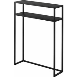 Yamazaki Κονσόλα Μεταλλική Μαύρη Slim Tower 60x18,2x80,2