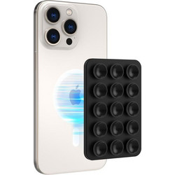 Βάση Στήριξης με Βεντούζα Magnetic Ahastyle PT-CY202 για Smartphones Μαύρο N70571