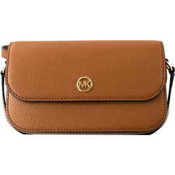 Michael Kors Γυναικείο Τσαντάκι Χιαστί Δερμάτινο Ταμπά με Στενό Λουρί 35F4GTVC1L