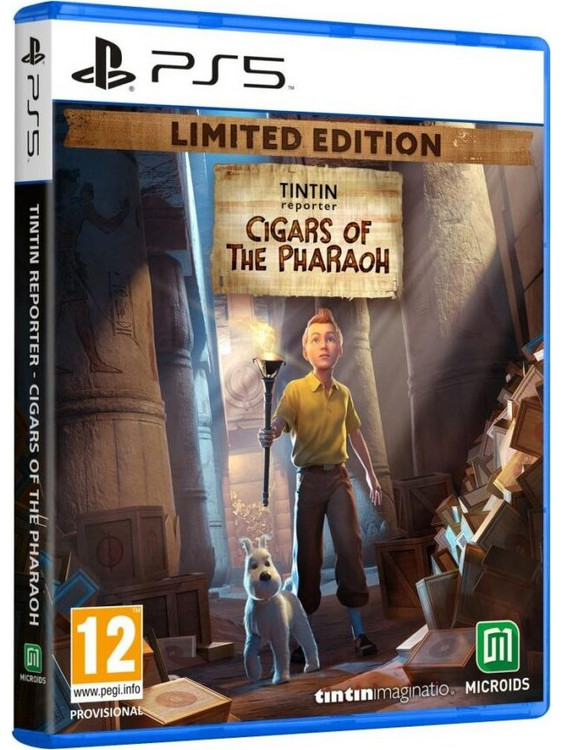 Tintin Reporter Cigars Of The Pharaoh Limited Edition PS5