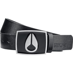 Nixon Enamel Icon II Ανδρική Ζώνη Δερμάτινη Μαύρη C2327-000-00