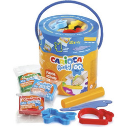 Carioca Πλαστοζυμαράκια Baby Κουβαδάκι 10τμχ 40gr +Εργαλεία