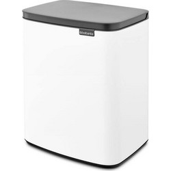 Brabantia Bo Κάδος Απορριμμάτων Πλαστικός Λευκός 12lt 1006633
