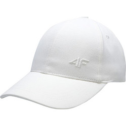 4F Καπέλο Jockey Υφασμάτινο Λευκό 4FSS23ACABF114-12S
