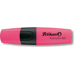 PELIKAN Υπογραμμιστής 490 Ροζ - Συσκευασία 10τμχ