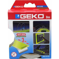 GEKO 220/202 Αντιολισθιτική Κίτρινη Φωσφορίζουσα Ταινία 25mm-3m