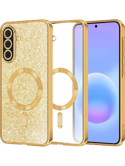 Techsuit - Luxury Glitter Magsafe - Samsung Galaxy A57 5G - Gold