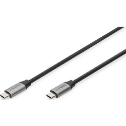 Digitus USB-C to USB-C 60W 1m Black DB-300220-010-S