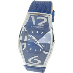Chronotech Ανδρικό Ρολόι με Μπλε Δερμάτινο Λουράκι CT7932AM-83