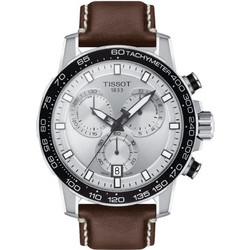 Tissot Supersport Chrono Ανδρικό Ρολόι Χρονογράφος με Καφέ Δερμάτινο Λουράκι T125.617.16.031.00