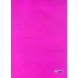 For You - Τετράδιο Ραφτό Ριγέ B5 2 Θέματα 64 Φύλλα 80gr, Φούξια 98641
