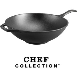 Lodge LC12W Wok Μαντεμένιο 31.75cm