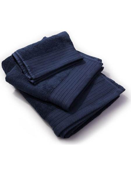 Πετσέτα Πενιέ 500 gr/m 50X100 Navy Blue 100% Cotton Dimcol