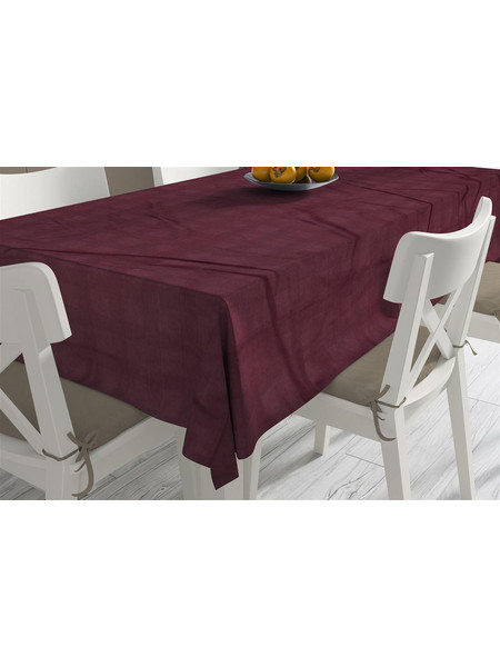 ΑΝΕΞΙΤΗΛΟ ΤΡΑΠΕΖΟΜΑΝΤΗΛΟ Νηματοβαφή Bordeaux 140X200 100% Cotton Dimcol