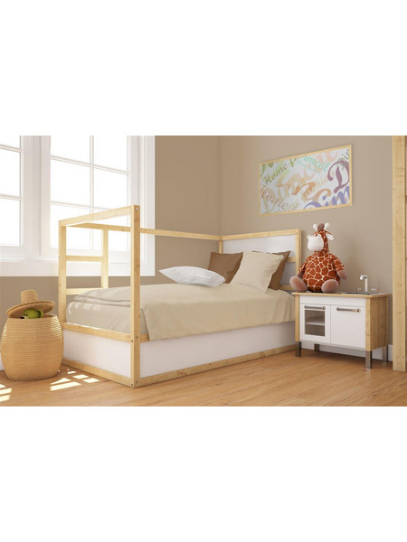 Παπλωματοθήκη bebe Solid 502 120X160 Beige 100% Cotton Dimcol