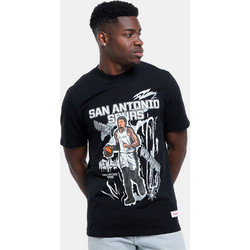 Mitchell & Ness Chalked Up San Antonio Spurs Ανδρικό T-Shirt SS20396-SASBLCK Black