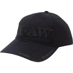 Raw Καπέλο Jockey Υφασμάτινο Μαύρο