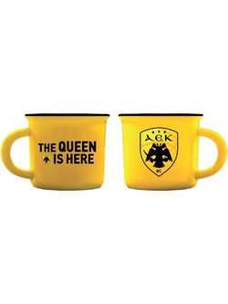 Κούπα Εσπρέσο - ΑΕΚ Μπάσκετ / Κίτρινη The Queen Is Here (BZ.XP.RP.00734)